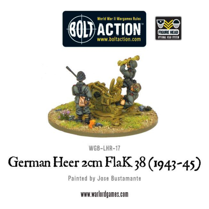 Bolt Action: German Heer 2cm FlaK 38 (1943-45)